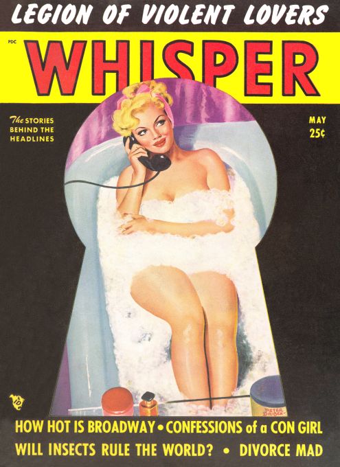 Pin Up - Girl in Bubble Bath - Driben - 1950