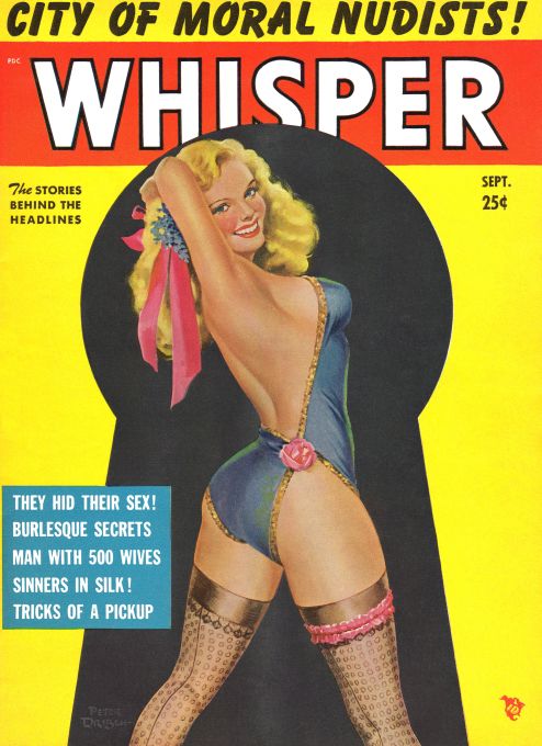 Pin Up - Showgirl in Blue - Driben - 1951