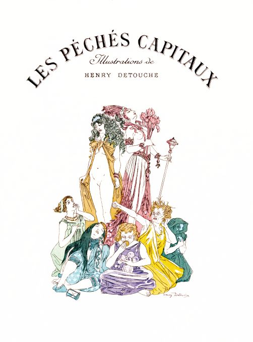 Pin Up - Les Peches Capitaux - DeTouche - 1900