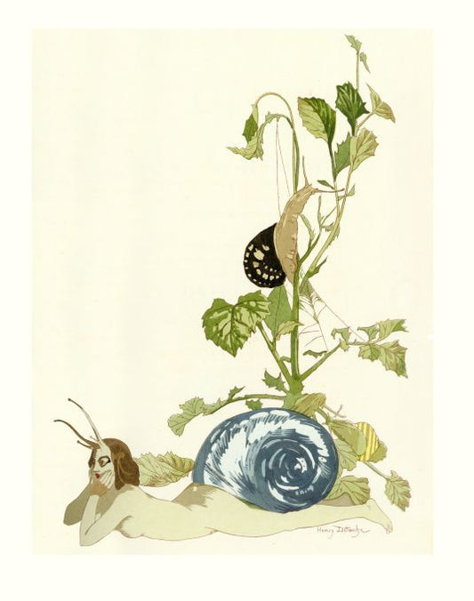 Pin Up - Nude Snail Girl Lounges - DeTouche - 1900