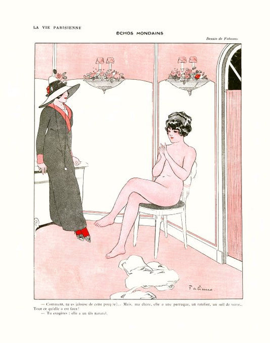 Pin Up - Brunette Girl - Fabiano - 1911