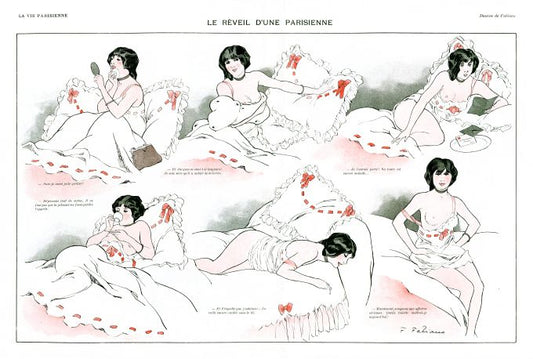 Pin Up - Girl Awakening  - Fabiano - 1913
