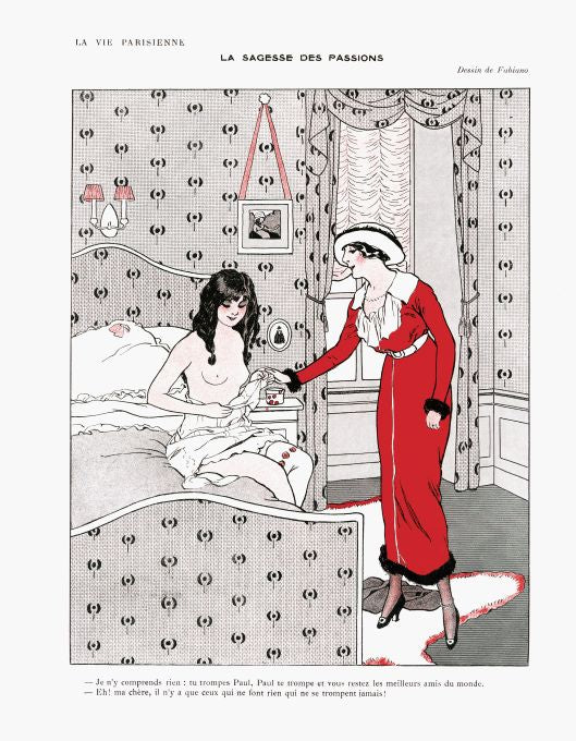 Pin Up - Girl Gets Advice - Fabiano - 1913