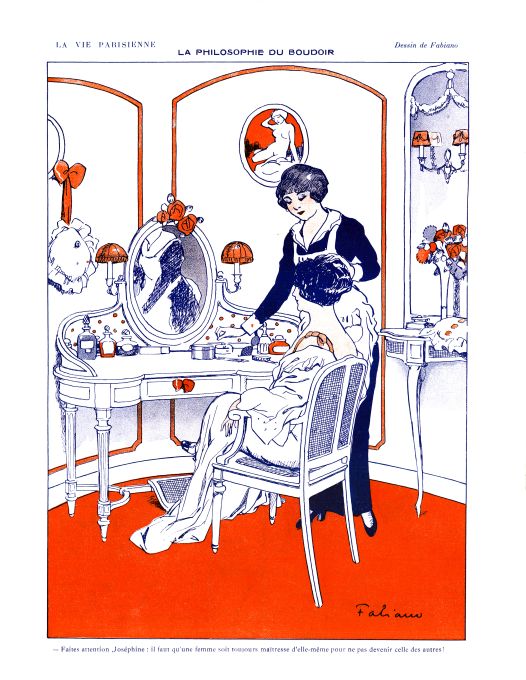 Pin Up - Girls in Boudoir - Fabiano - 1913