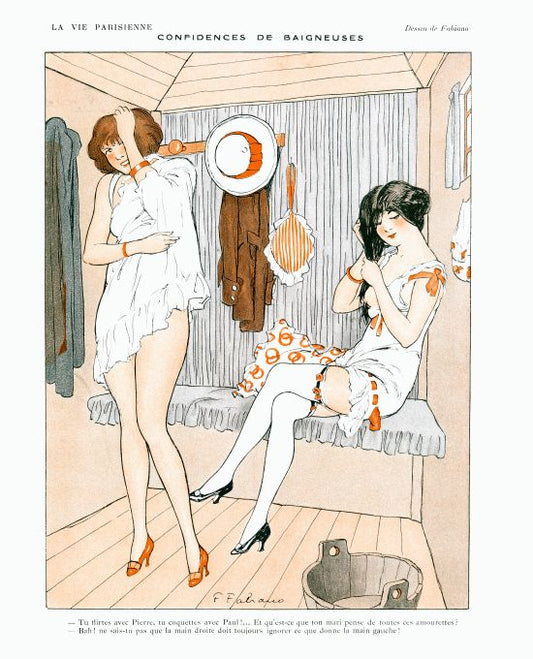 Pin Up - Girls After Swim  - Fabiano - 1913