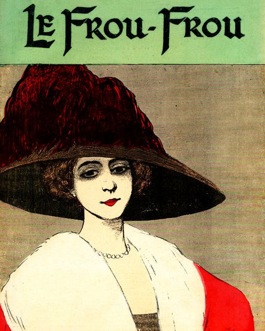 Girl In Red And White - 1911