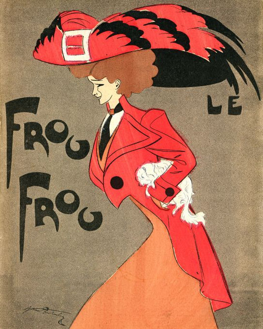 Girl In Red With Dog - 1908