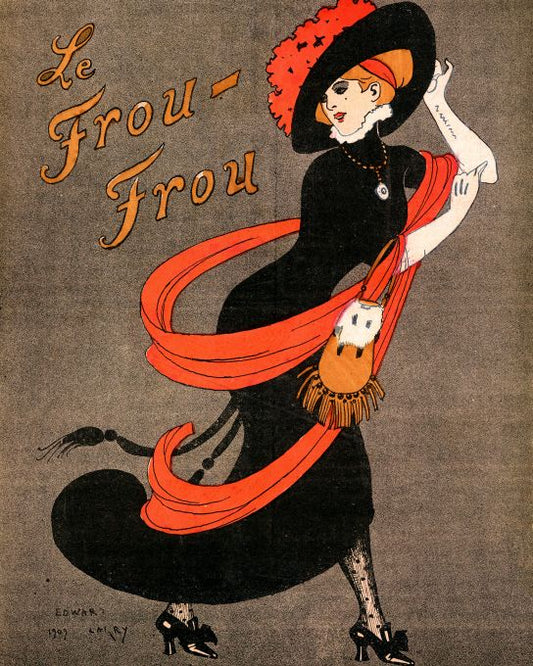 Girl With Red Scarf - 1909
