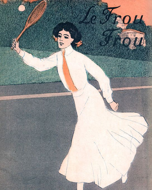 Girl Playing Tennis