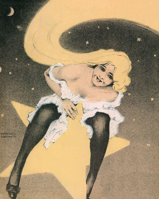 Girl On Shooting Star