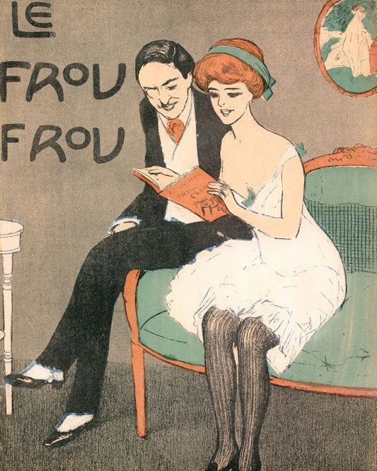 Man And Girl Reading