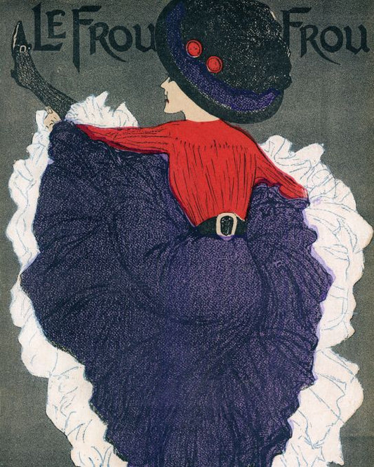 Dancing Girl In Purple And Red
