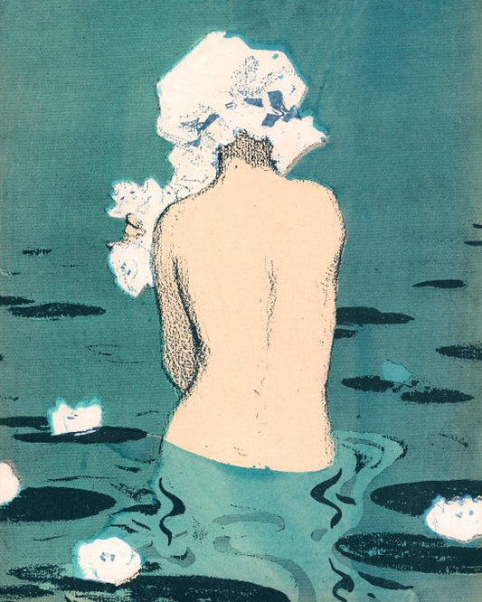 Girl Bathing Nude