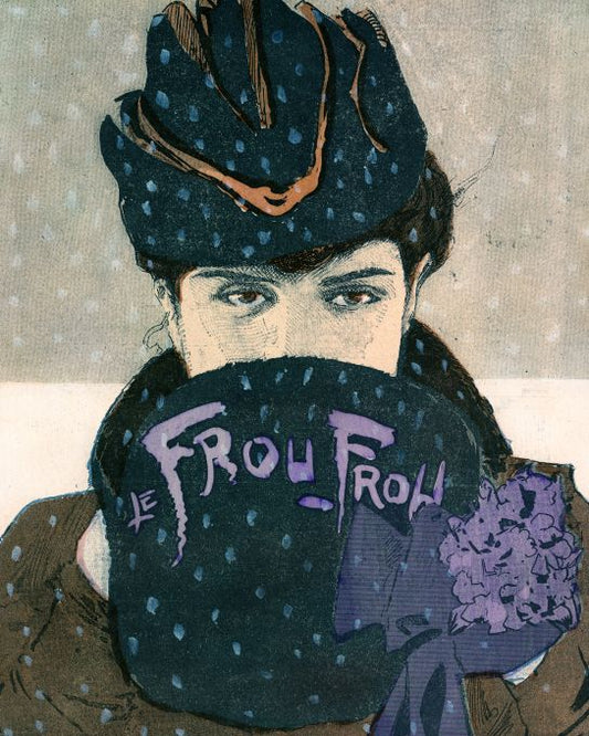 Girl In Snow Covering Her Face