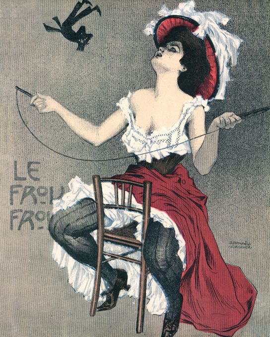 Girl In Red Tossing Puppet