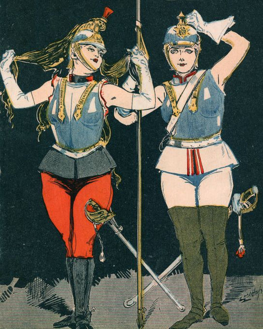 Two Girls In Armor