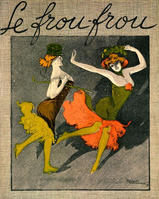 Two Girls In Costume Dancing - Bernard