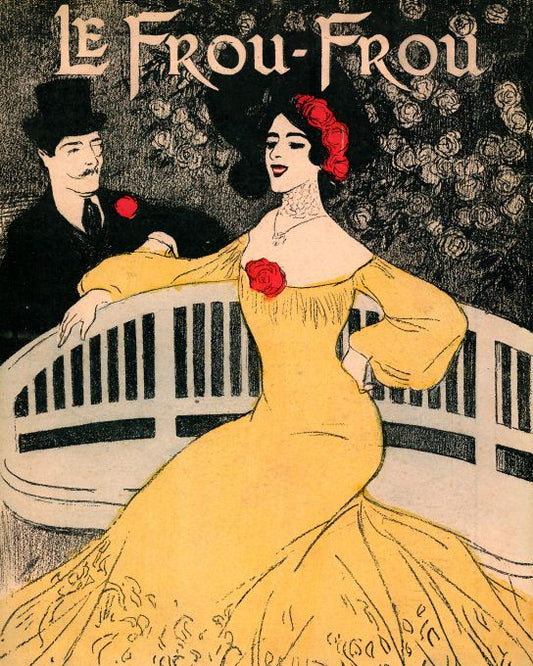 Couple Meet In Garden - 1905