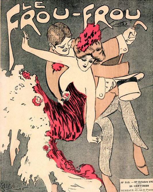 Couple In Red Dancing - 1906