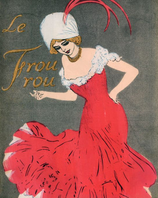 Sexy Blonde In Red Dress