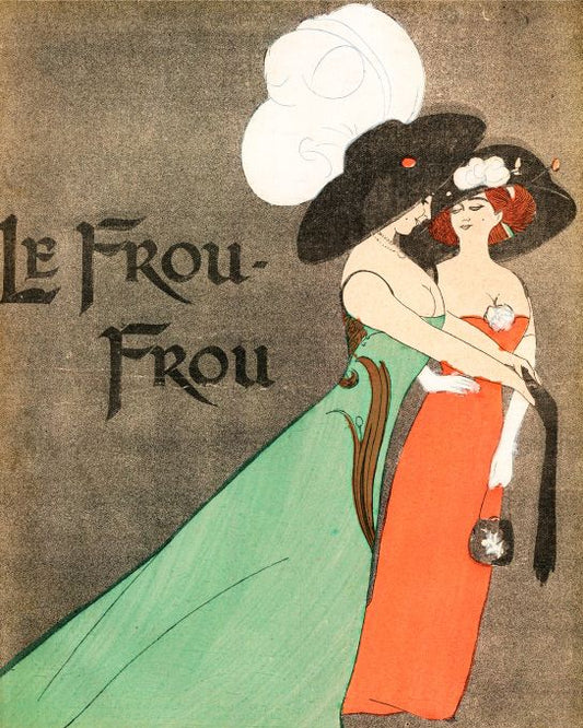 Two Girls In Green And Red