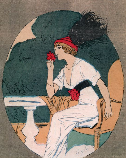 Girl w/Cherries In Mouth - 1912