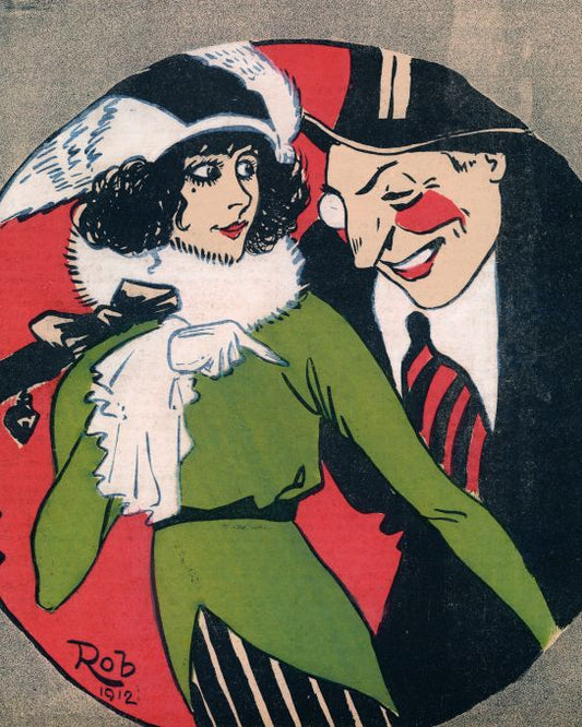 Couple In Makeup - Rob - 1912