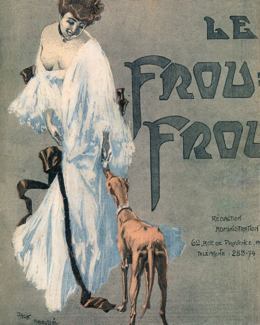 Girl Feeding Dog - Abeille -1907