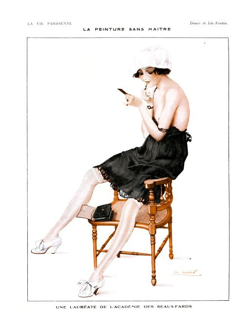 Pin Up - Girl w/ Makeup  - Fontan - 1918