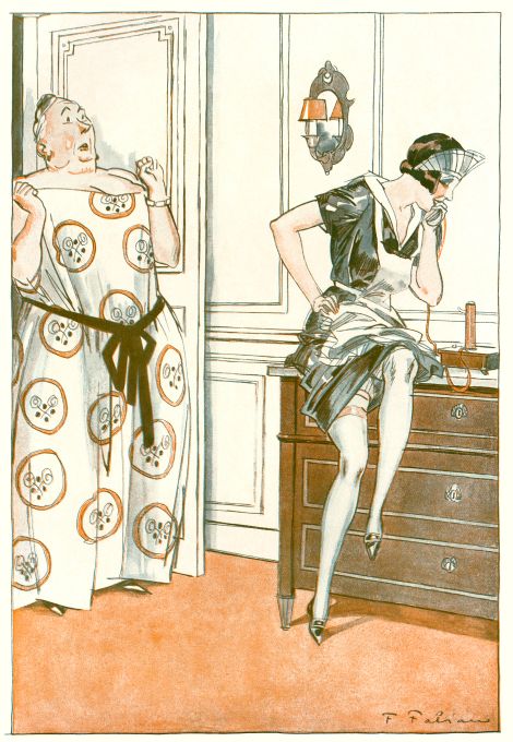 Pin Up - Maid On Phone - Fairau - 1924