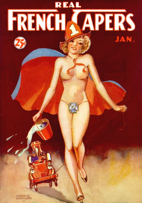 Pin Up - Firefighter Girl - Greenwood - 1935