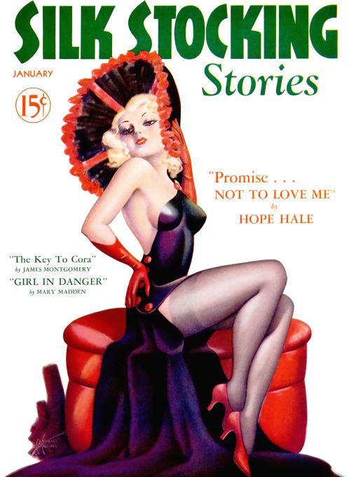 Pin Up - Girl in Purple - Higgins - 1937