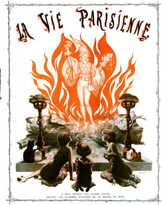 Pin Up - Girl Of Flames - Herouard - 1913