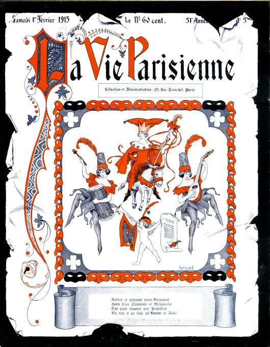 Pin Up - Queen & Jesters - Herouard - 1913