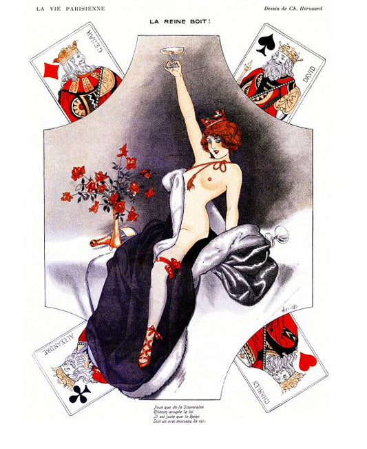 Pin Up - Drunk Queen  - Herouard - 1914
