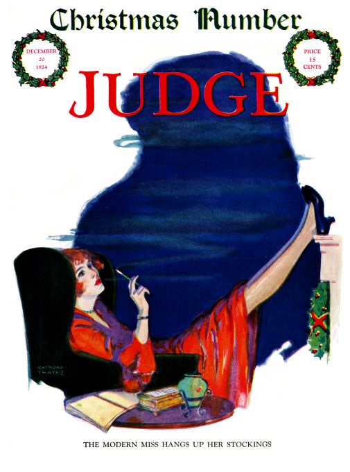 The Modern Miss Hangs Up Her Stockings - Thayer -  Dec 20 1924