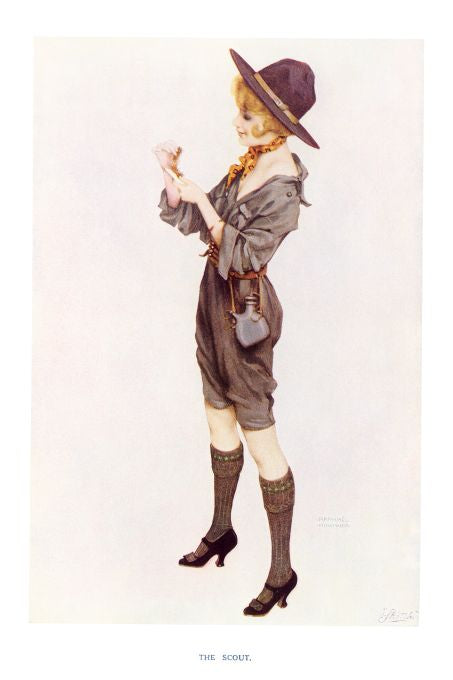 Pin Up - The Scout  - Kirchner - 1915