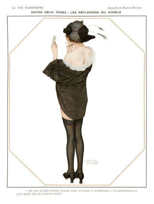 Pin Up - Girl & Makeup - Kirchner - 1913