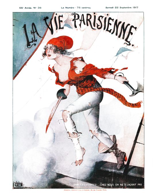 Pin Up - Pirate Girl - Leonnec - 1917