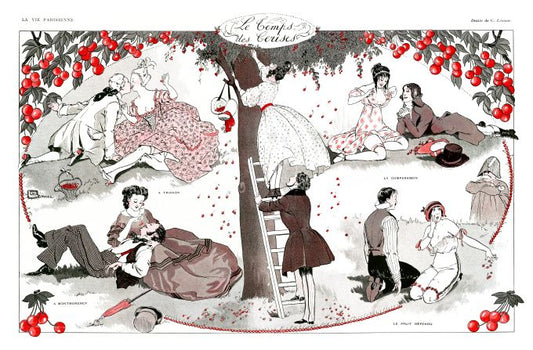 Pin Up - Cherry Scenes - Leonnec - 1913