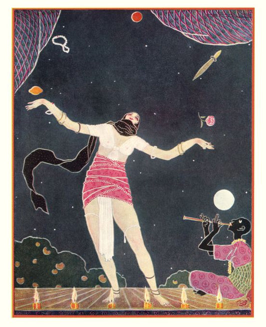 Pin Up - Girl Dances On Stage  - Lepape - 1913