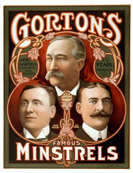 Gorton's Famous Minstrels - Courier Company - 1905