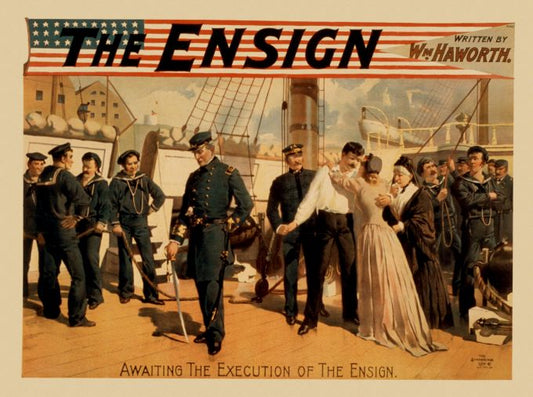 The Ensign - Strobridge & Co. Lithograph - 1894