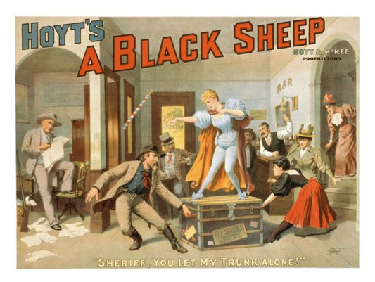 Black Sheep - Strobridge & Co. Lithograph - 1894