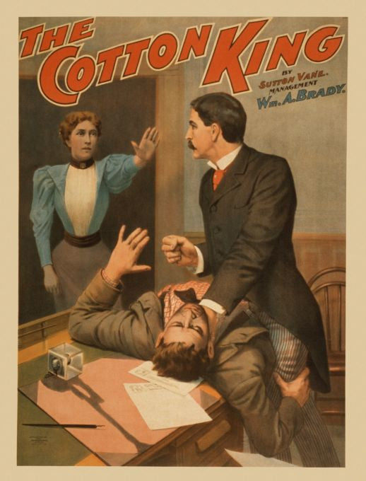 The Cotton King Strangle - Strobridge & Co. Lithograph - 1894