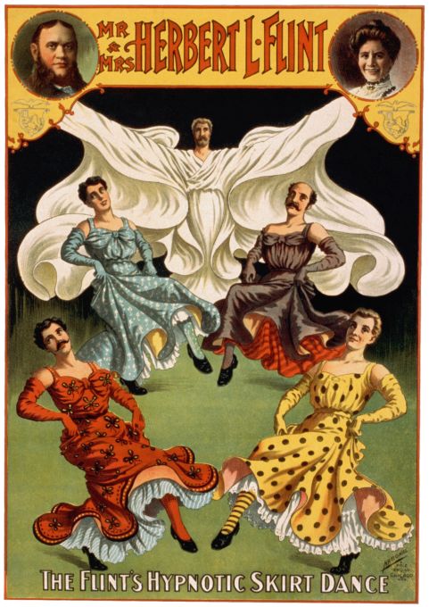 The Flints Hypnotic Skirt Dance - National Prtg. & Eng. - 1895