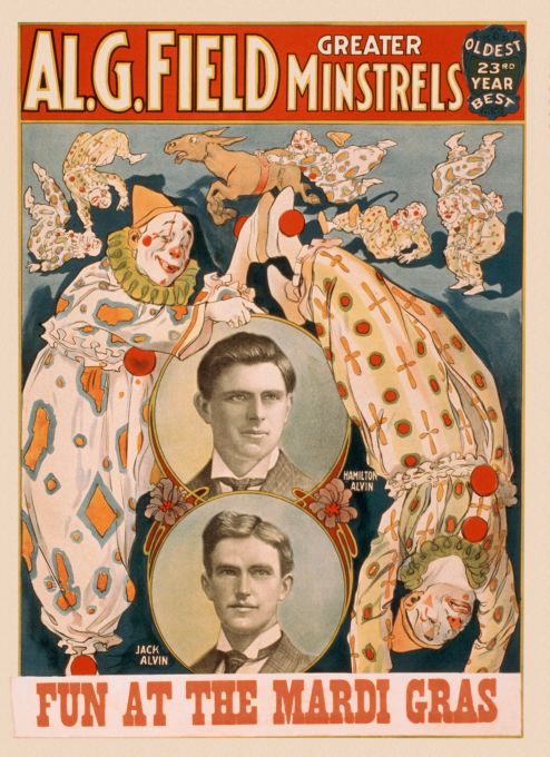 Fun At The Mardi Gras - Courier Company - 1908