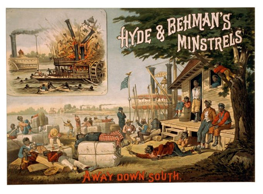 Away Down South - A. Windisch, Lith. - 1884