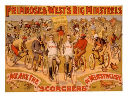 We Are The Scorchers Of Minstrelsy - Strobridge & Co. Lithograph - 1895