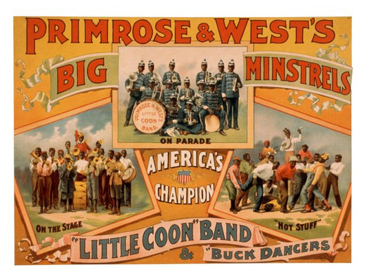Little Coon Band - Strobridge & Co. Lithograph - 1895